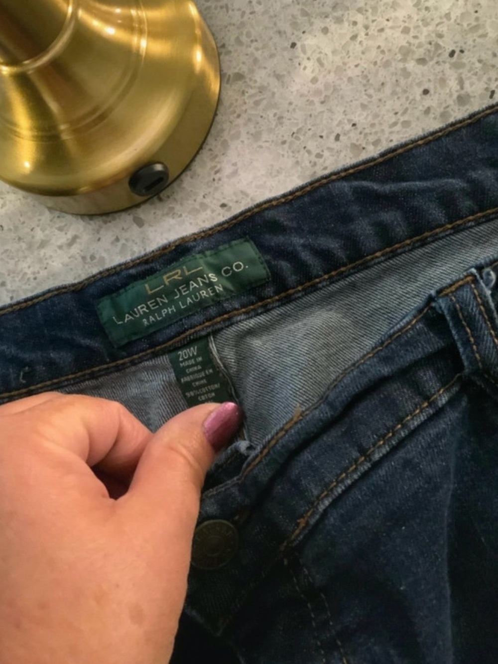 Ralph Lauren Dark Blue Flare Jeans